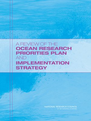 cover image of A Review of the Ocean Research Priorities Plan and Implementation Strategy